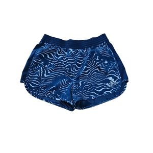 Adidas size 13 to 14 girl's Climalite blue running‎ shorts